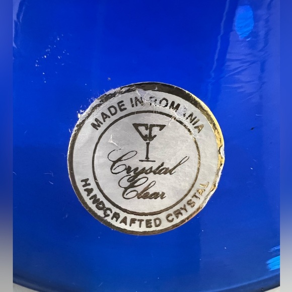 New Crystal Clear  Handcrafted crystal pitcher Made in Romania - Picture 6 of 13